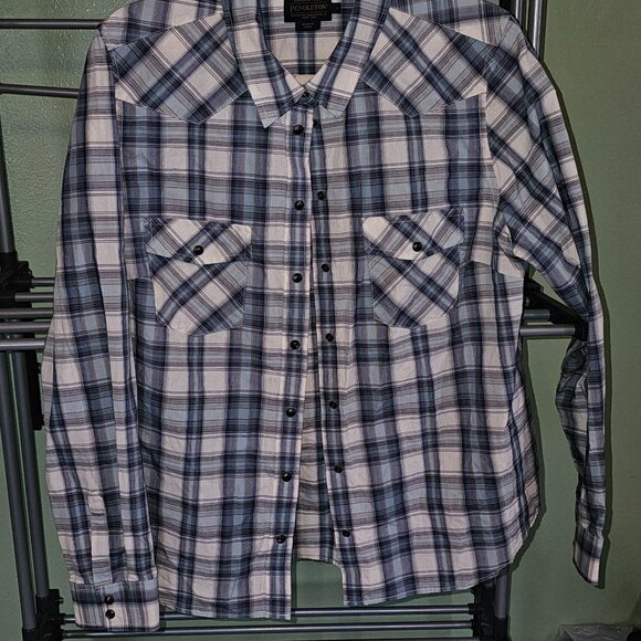 Pendleton Mens’ Plaid Button-Up Shirt – Size Large – New Without Tags - Picture 3 of 3